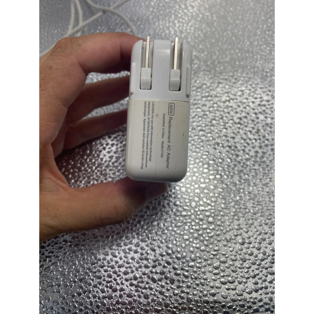 45W Replacement AC Adapter Laptop Model A1436 14.85V 3.05A Power Supply White